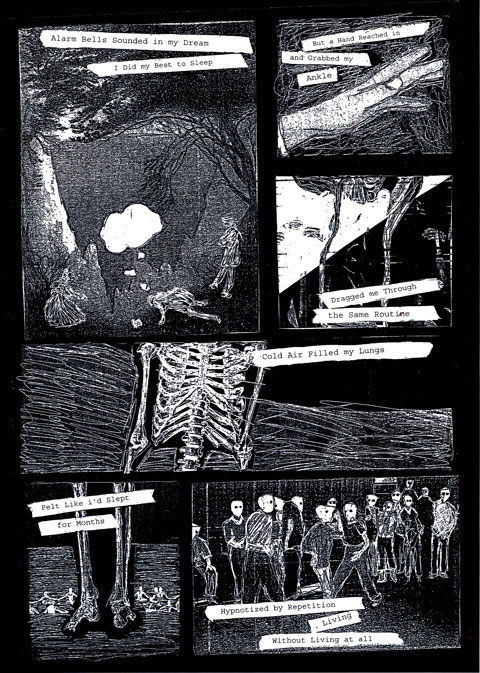 Help illustration & collage by Tom Colmans